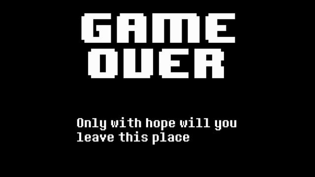 Undertale Game Over | Determination | With original lyrics смотреть онлайн