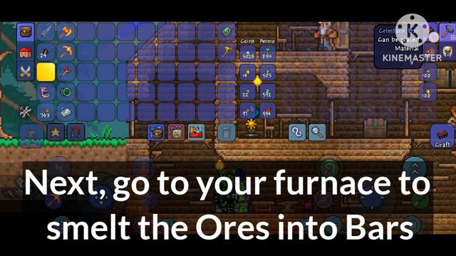 How to craft Tendon Bow in Terraria смотреть онлайн