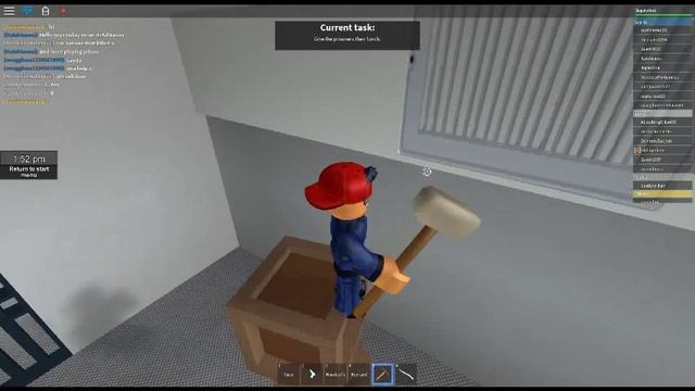 Roblox Escaping prison through the vents. смотреть онлайн