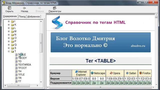 HTML справочник (7 Урок)