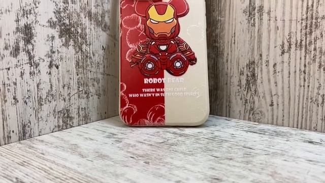 Стильный мультяшный чехол Robot Bear для iPhone 13 Pro смотреть онлайн