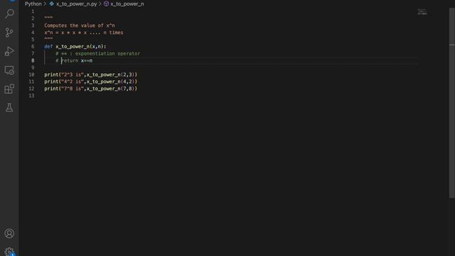 Python program to find the value of x to the power n (x^n) in Hindi | CBSE Class 11 & 12 смотреть онлайн