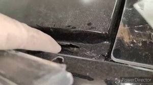 Как снять молдинг крыши на хундай Солярис  хэтчбек.