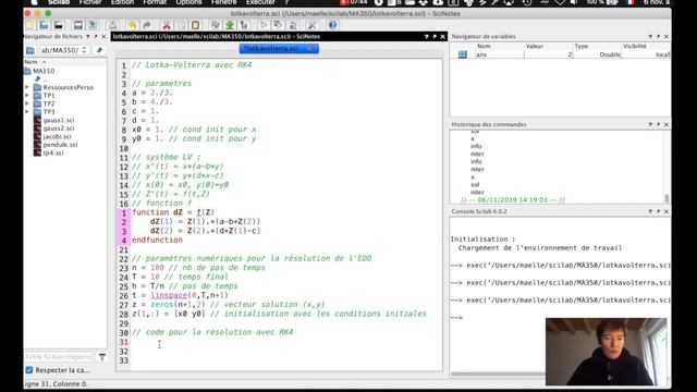 Equa diff avec Scilab : Résolution du système différentiel de Lotka-Volterra par Runge-Kutta 4 смотреть онлайн