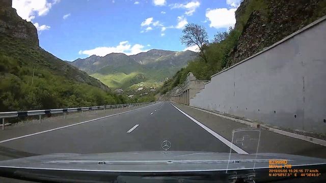 Из Армении в Грузию!Участок дороги от Ванадзора до Алаверди супер!!! смотреть онлайн