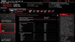 MSI MPG B760I EDGE WIFI BIOS Click through (no voiceover)