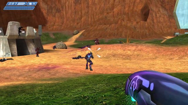 Halo 1 Elites Vs Brutes Ai Battle смотреть онлайн