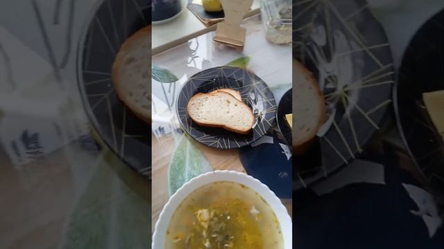 рыбный суп, обед, приятного аппетита