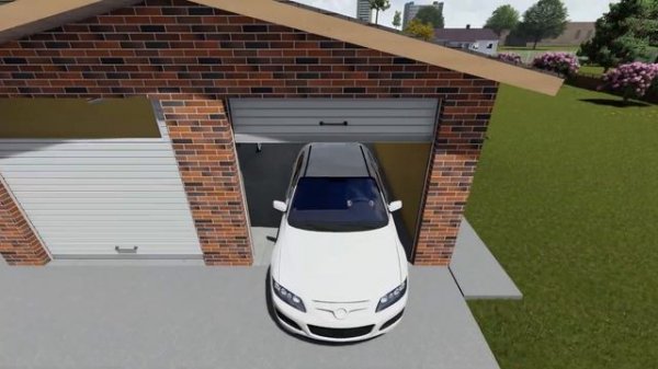 Гараж на две машины - проект / для современной семьи