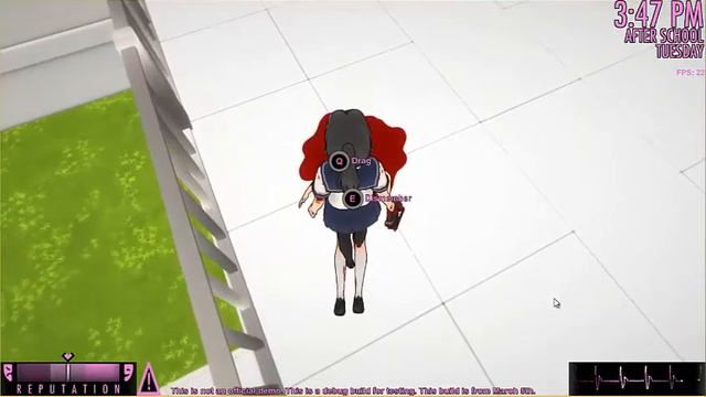 Yandere Simulator Como incinerar con el estuche de la guitarra. смотреть онлайн