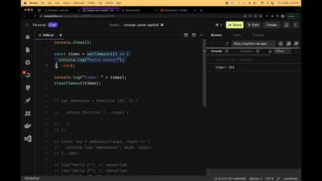 2627. Debounce | LeetCode javascript challenge day 15 | 19 May 2023 смотреть онлайн