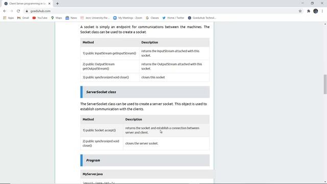 Client Server programming in Java | Socket Programming in Java смотреть онлайн