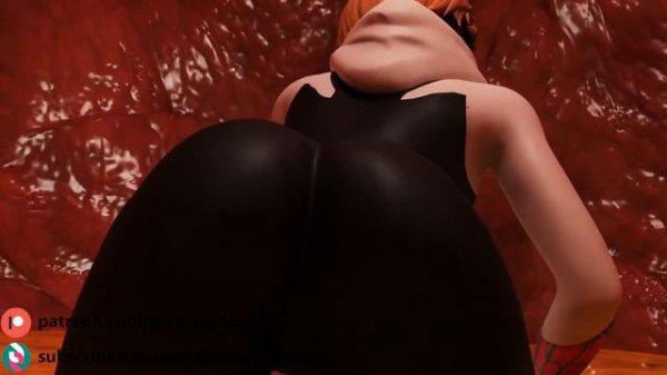 Spider Snack (Giantess MJ and Gwen Vore)