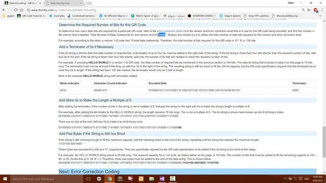 QR Code Data encoding part2 смотреть онлайн