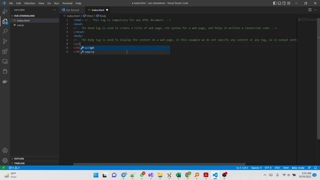 06. Install Vue.js Using StandAlone Way | Vue.js смотреть онлайн