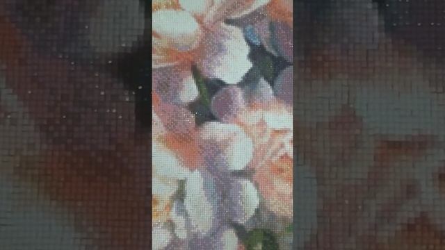 #shorts -Алмазная мозаика Пионы от Nabi . Завершение. смотреть онлайн