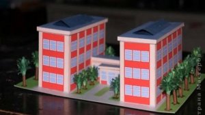 как сделать макет школы своими руками видео