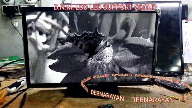 Sony Led Tv Black & White Picture..AV Not Work.Only Component Mode.. How to Repair? смотреть онлайн