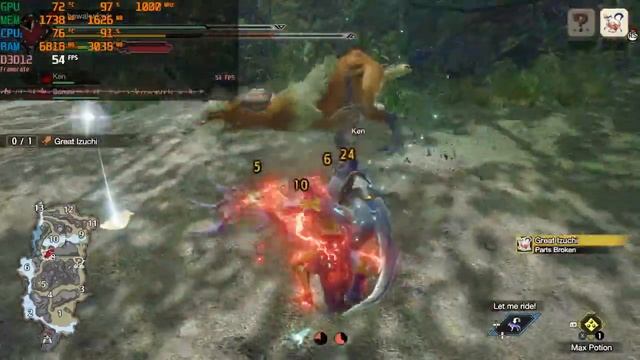 Monster Hunter Rise Demo AMD ryzen 5 4500U vega 6 - Gameplay Benchmark Test смотреть онлайн