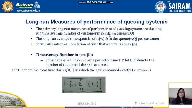 Lecture Video_15CS834_Module2_Long run measures of performance_Swetha Hiremath смотреть онлайн
