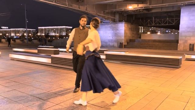 Cary On - Sofia Makulova and Pavel Kalenov - Cross-step waltz (X-step) смотреть онлайн
