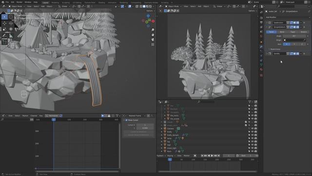 Курс Супер Blender. Анимирование диорамы смотреть онлайн