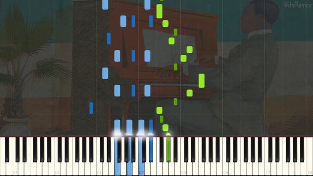 Scott Joplin - Fig Leaf Rag 1908 (Ragtime Piano Synthesia) смотреть онлайн