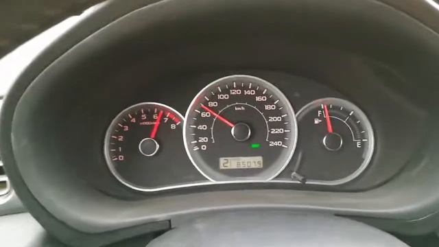 Субару Импреза XV, разгон до 100км.ч смотреть онлайн