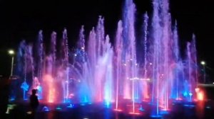 Прогулки по Рязани, ч5, Светомузыкальный фонтан! Московский р-он!!!