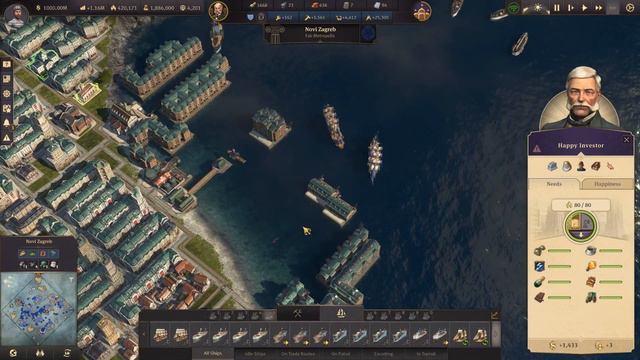 Anno 1800 | Sandbox | Road to 200,000 Scholars | part 291 смотреть онлайн