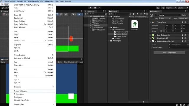 Как заставить проходить коллайдеры сквозь друг друга в Unity2D! смотреть онлайн