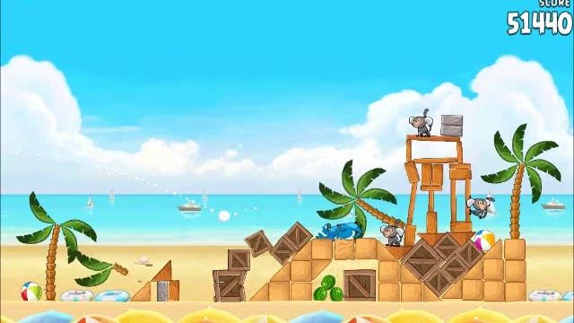 Official Angry Birds Rio Walkthrough Beach Volley 5-11 смотреть онлайн