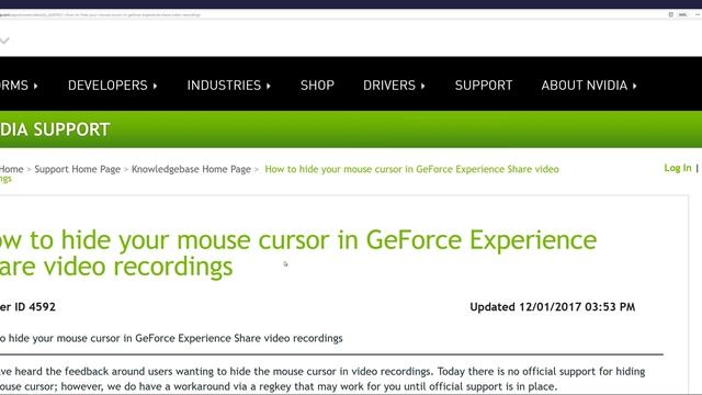 SHADOWPLAY MOUSE RECORDING смотреть онлайн