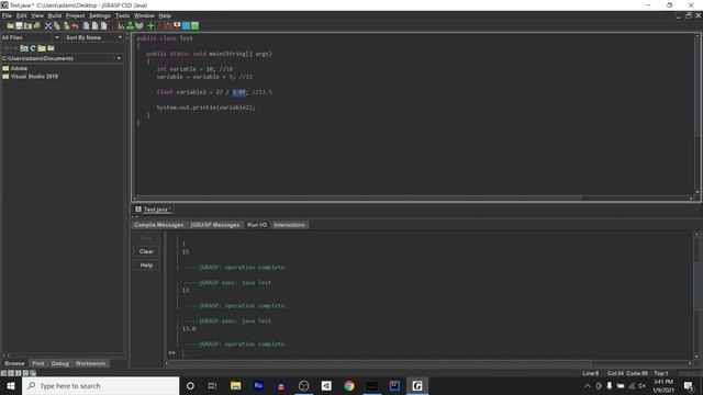 Learn to Code in Java #1 | Data Types, Variables, and Console IO / User Input смотреть онлайн
