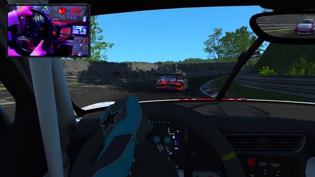 rFactor 2 - Porsche 991 GT3 Cup Endurance Package & Nordschleife Endurance gameplay смотреть онлайн