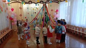 Музыкальная игра "Карусель"  средняя группа детском саду 2024год