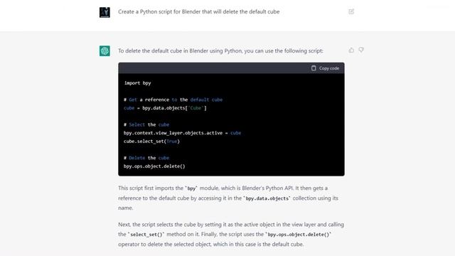 AI creates Python scripts for Blender on demand смотреть онлайн