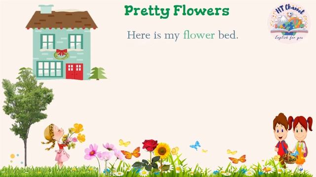 starter 1- unit 1: pretty flower l kids vocabulary l @HTchannelEnglishforyou смотреть онлайн