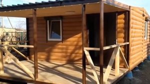 Дачный дом из двух блок контейнеров с отделкой