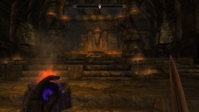 SKYRIM - AYLEID LICH (Conjuration spell) Vs VOKUN (Dragon Priest) смотреть онлайн