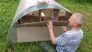 Самодельный передвижной курятник