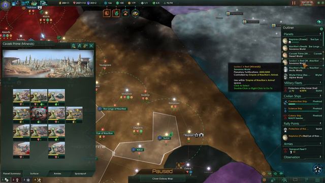 Let's Play Stellaris Leviathans Hard - Snail Wars: Frontier Outpost Tricks #033 (Roleplay / Humor) смотреть онлайн