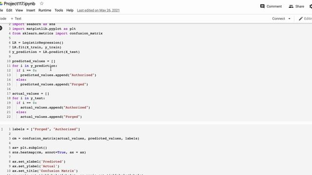 Project 117 Confusion Matrix | Code With TB смотреть онлайн