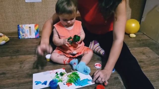 Мастер- класс Рисуем пальчиками 1 год смотреть онлайн