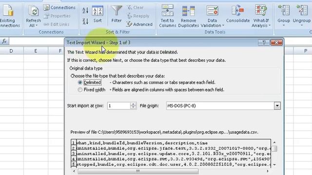 How to Import CSV File Into Excel смотреть онлайн