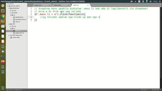 Membuat Template Administrator Dengan Bootstrap - 4 jquery dropdown menu смотреть онлайн