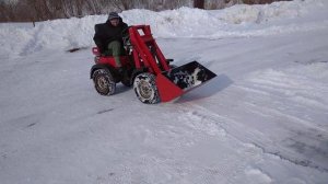 Мини погрузчик на гидроходу