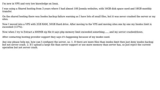 DevOps & SysAdmins: Preventing VPS server crash for inodes and memory limit смотреть онлайн