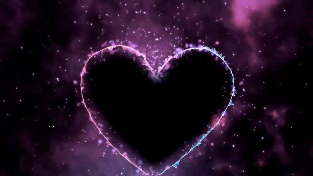 Футаж HD. Свадебный фон звездное сердце - 2 смотреть онлайн