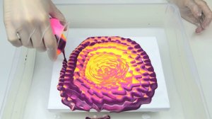 Эксперименты в технике флюид-арт: Круговая заливка